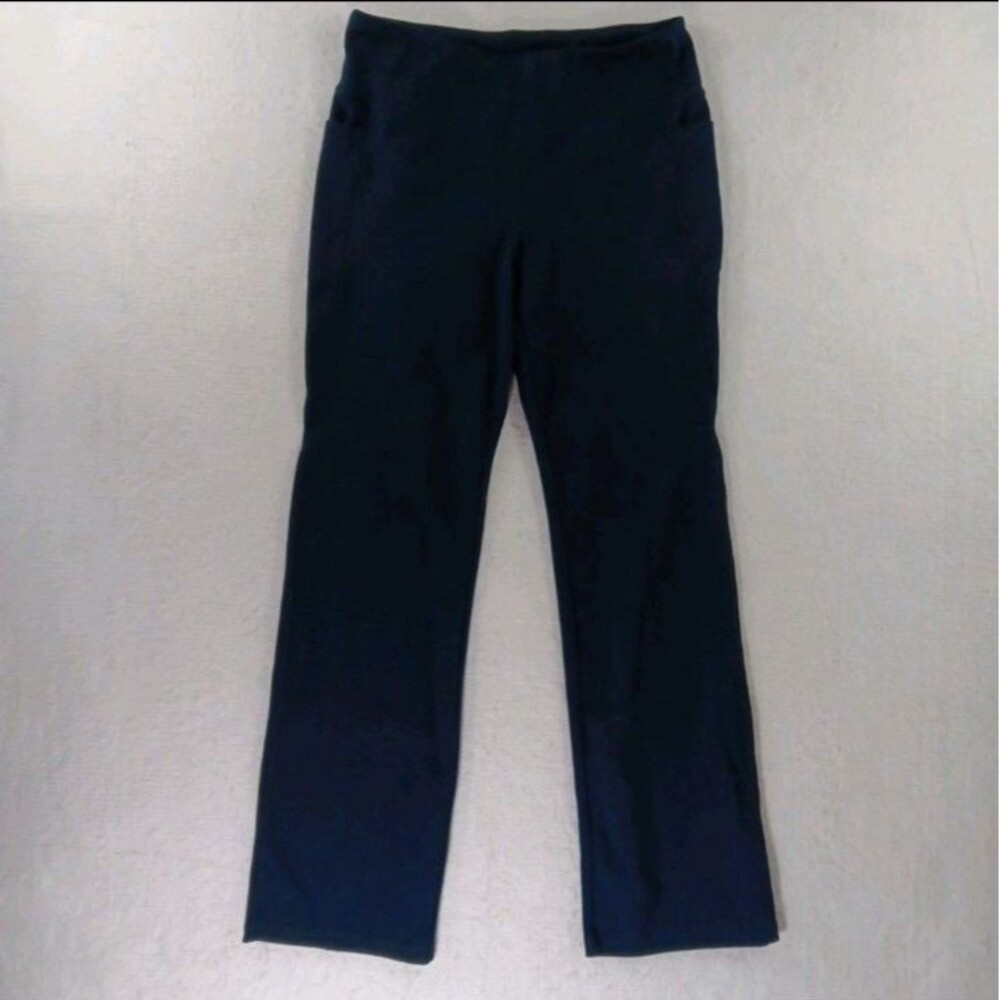 Jockey Pants Women's Size Large Blue Pockets *